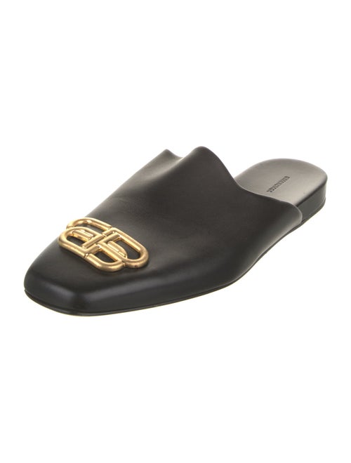 Balenciaga Leather Slippers