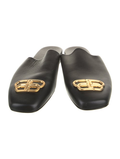 Balenciaga Leather Slippers