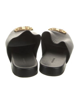 Balenciaga Leather Slippers