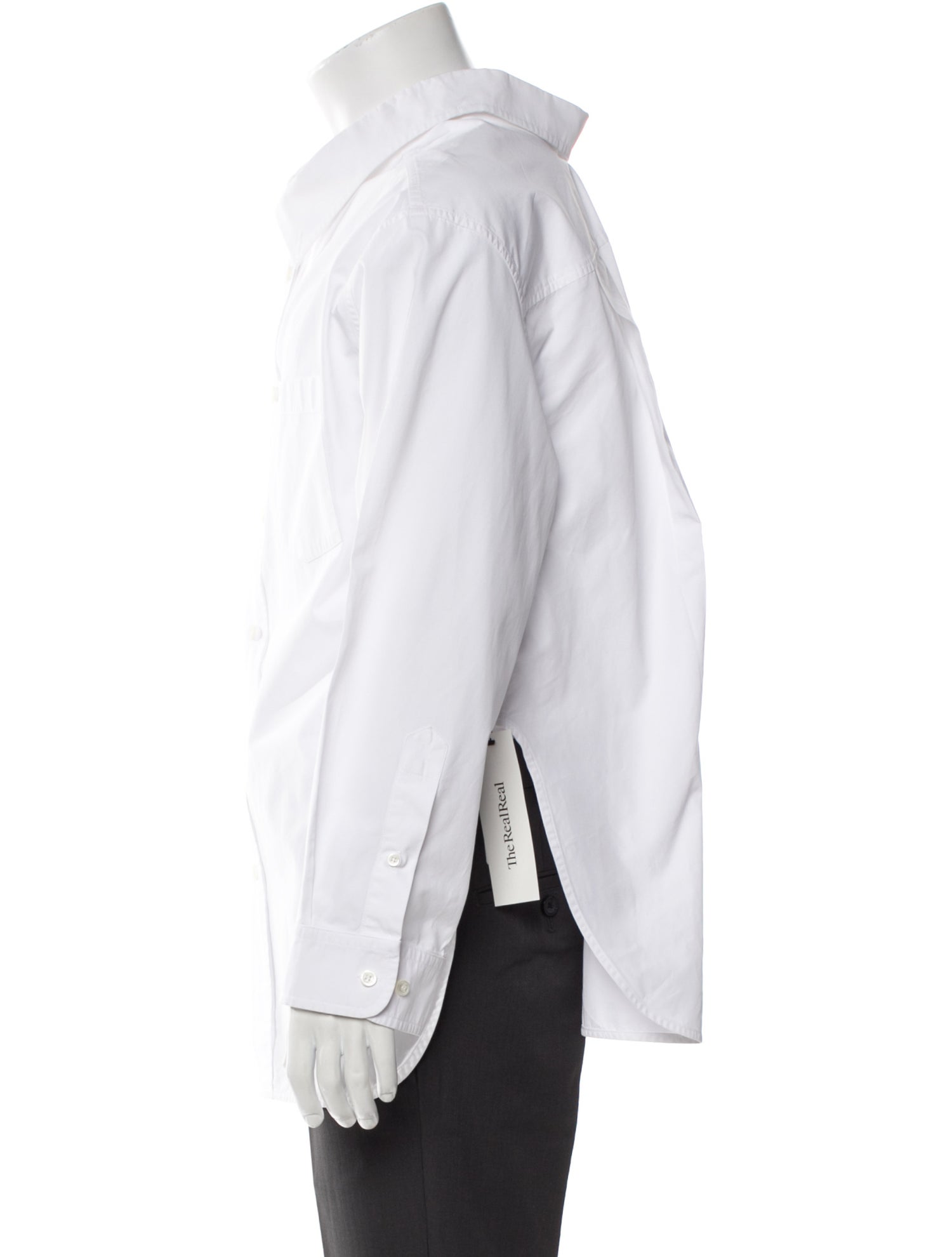 Balenciaga Long Sleeve Button-Up Top