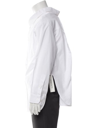 Balenciaga Long Sleeve Button-Up Top