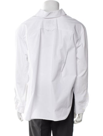 Balenciaga Long Sleeve Button-Up Top