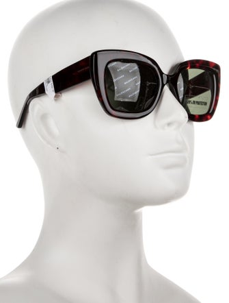 Balenciaga Cat-Eye Tinted Sunglasses