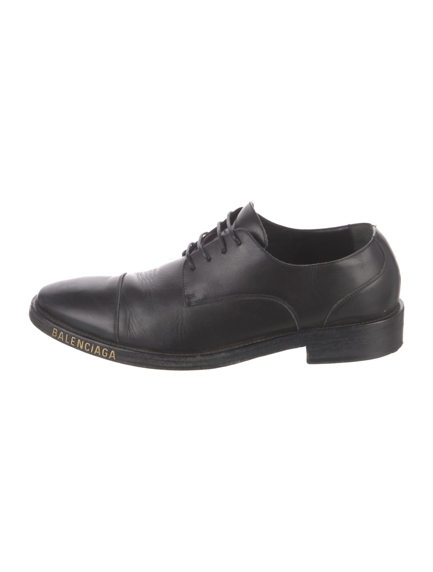 Balenciaga Leather Derby Shoes
