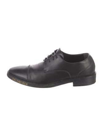 Balenciaga Leather Derby Shoes