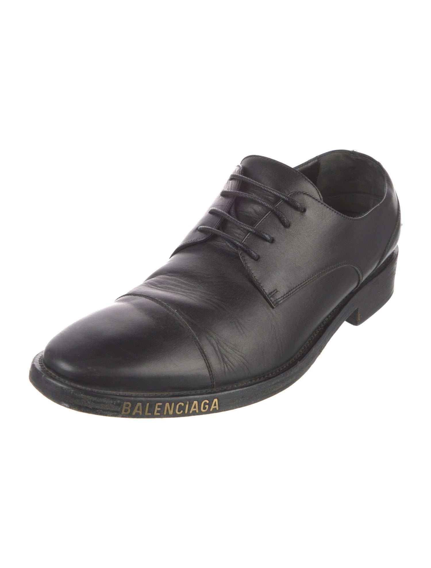 Balenciaga Leather Derby Shoes