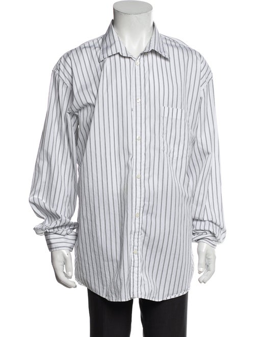 Balenciaga 2018 Signature Logo Dress Shirt