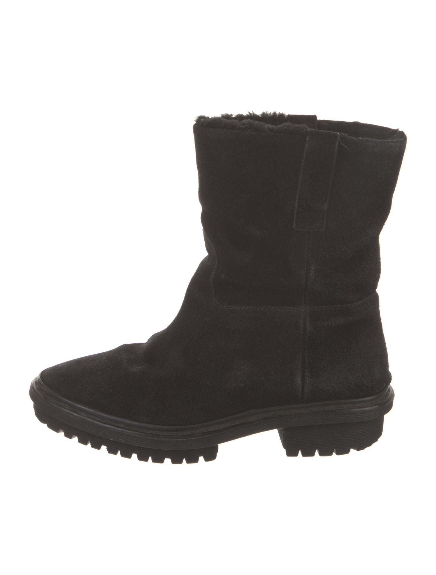 Balenciaga Suede Combat Boots