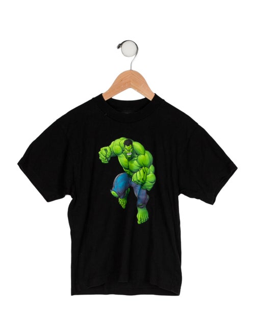 Balenciaga Boys' Graphic Printed Short Sleeve T-Shirt