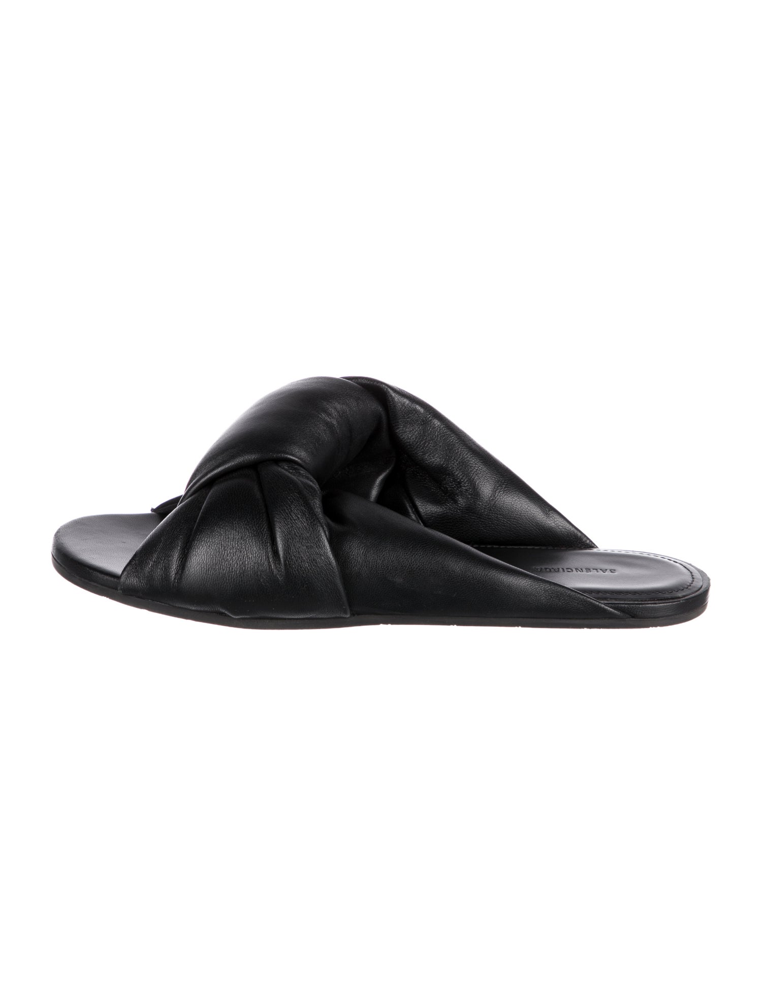 Balenciaga Leather Slides