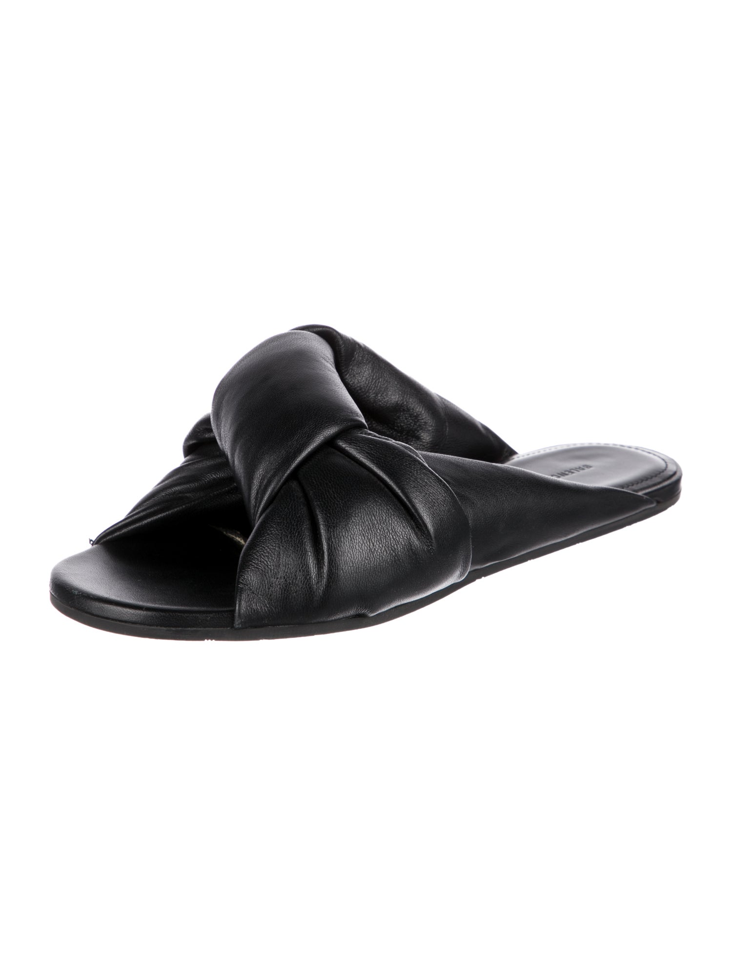 Balenciaga Leather Slides