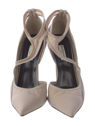 Balenciaga Suede Patterned Pumps