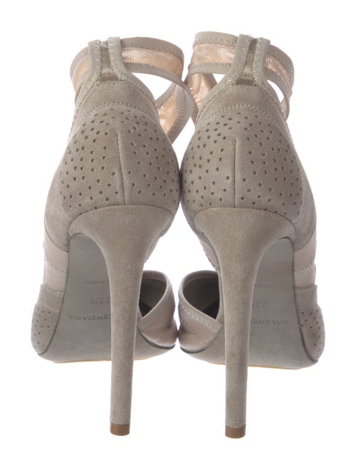 Balenciaga Suede Patterned Pumps