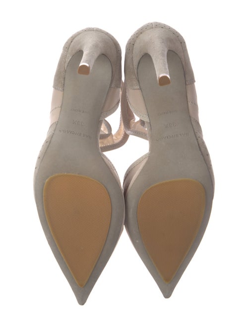 Balenciaga Suede Patterned Pumps
