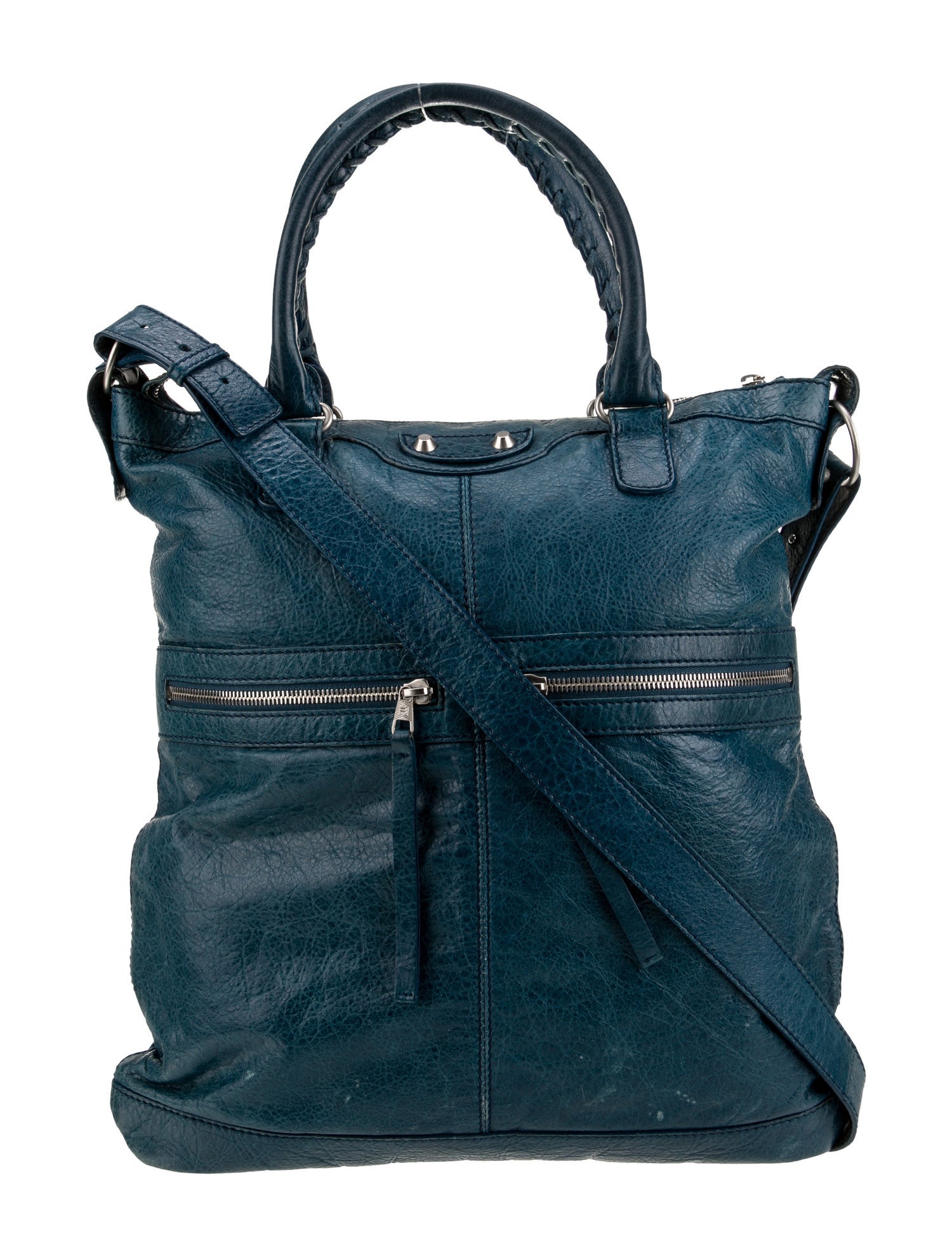 Balenciaga Leather Messenger Bag