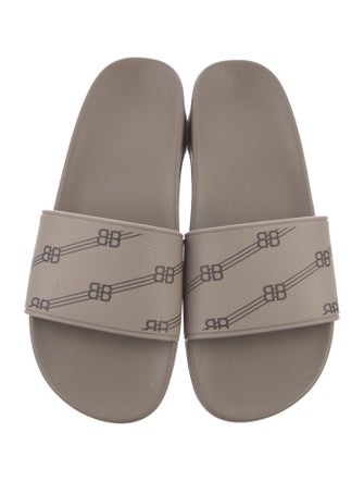 Balenciaga Rubber Printed Slides