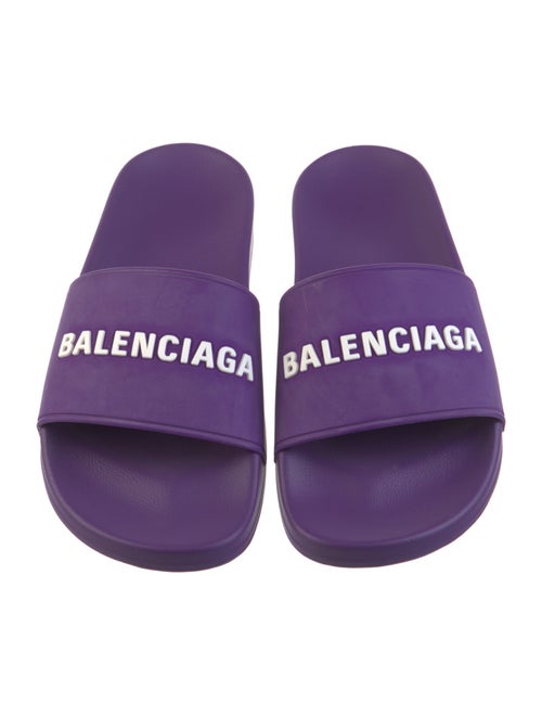 Balenciaga Rubber Printed Slides