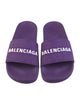 Balenciaga Rubber Printed Slides