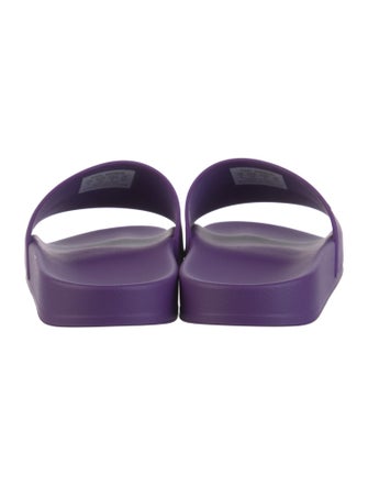 Balenciaga Rubber Printed Slides