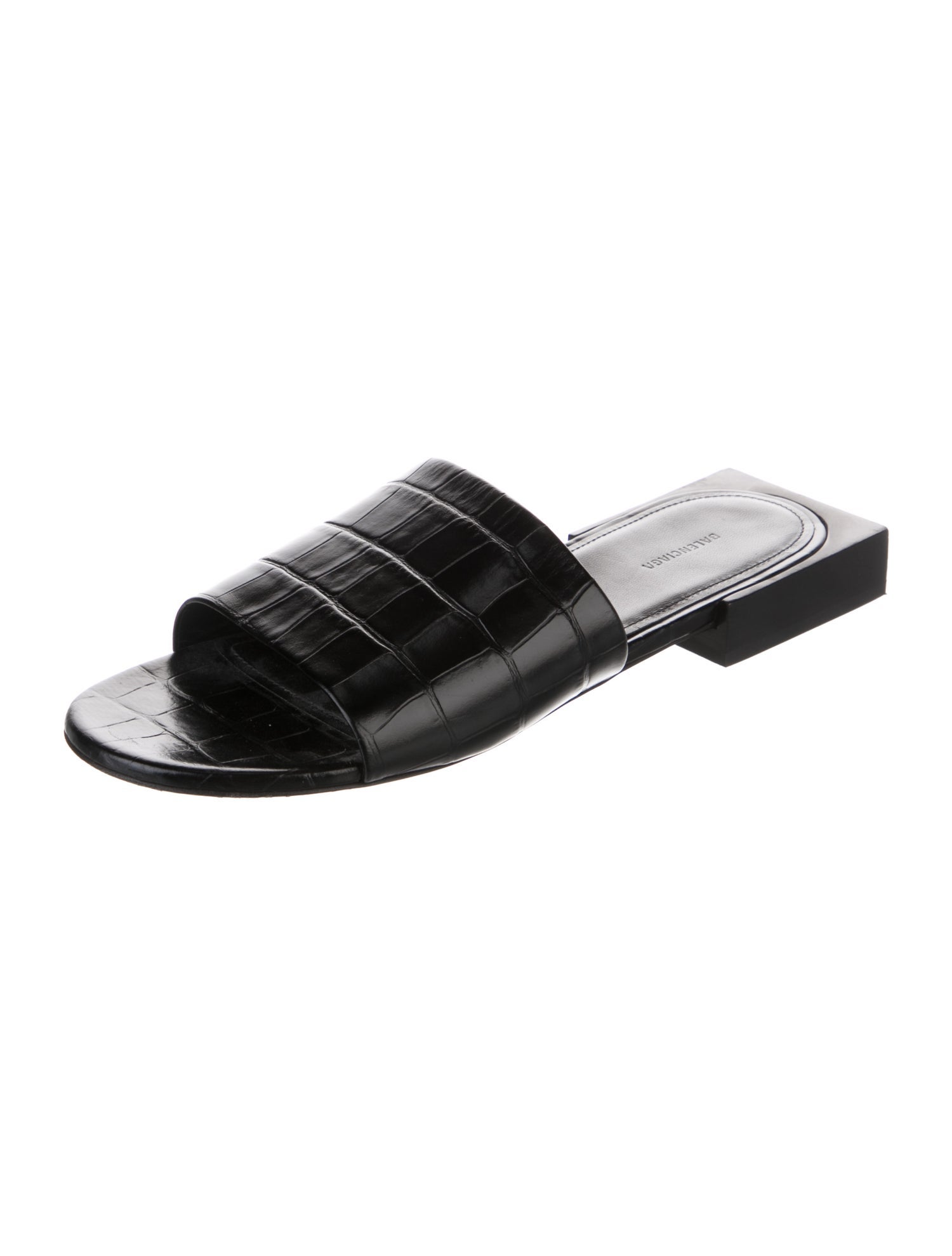 Balenciaga Alligator Slides
