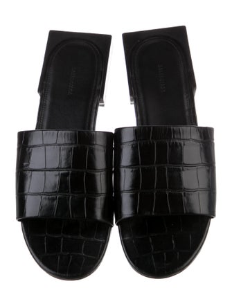 Balenciaga Alligator Slides