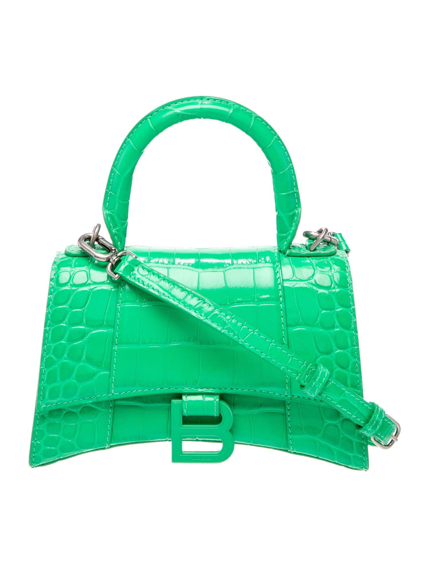 Balenciaga Embossed Leather Hourglass XS