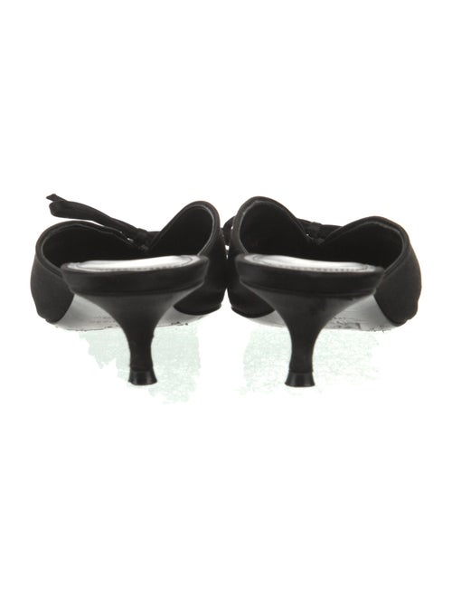 Balenciaga Satin Bow Accents Mules