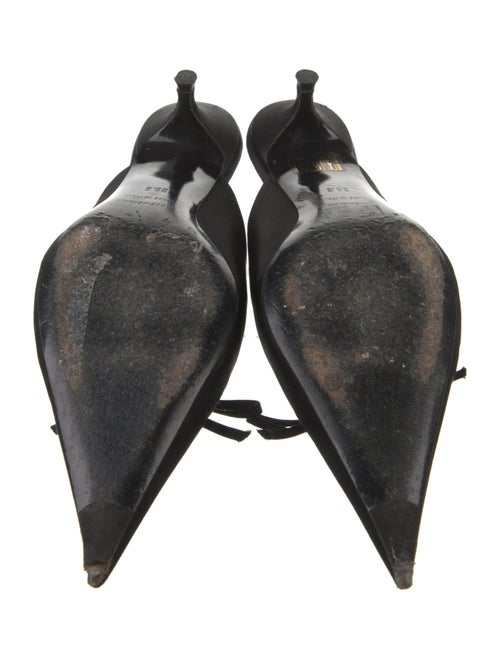 Balenciaga Satin Bow Accents Mules