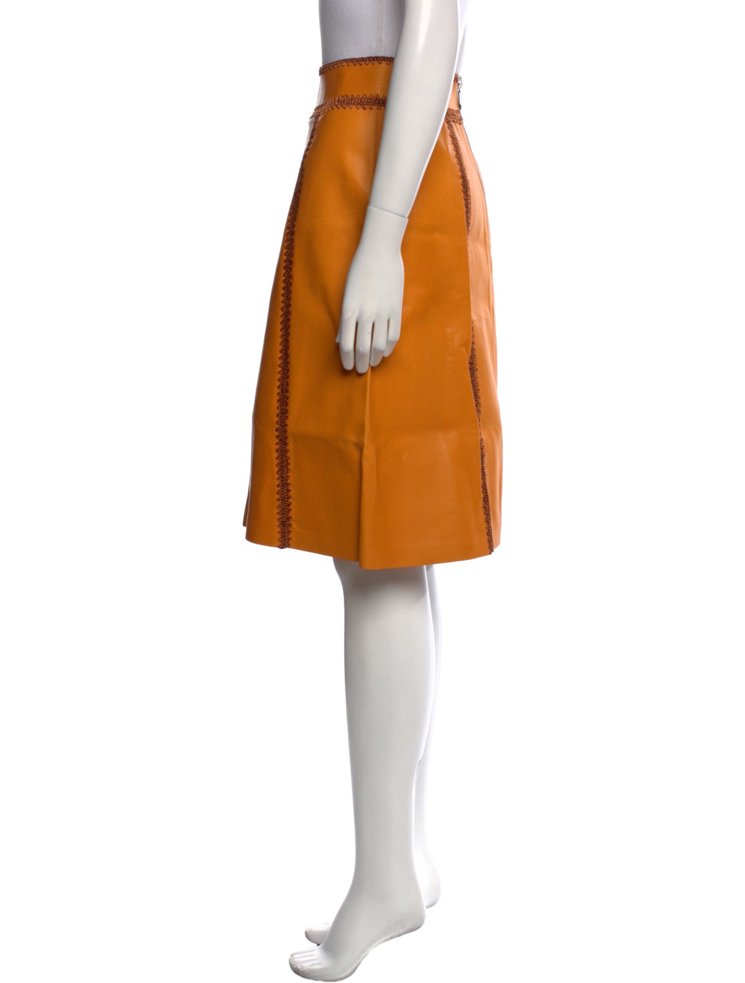 Bottega Veneta 'Pumpkin' Knee-Length Skirt