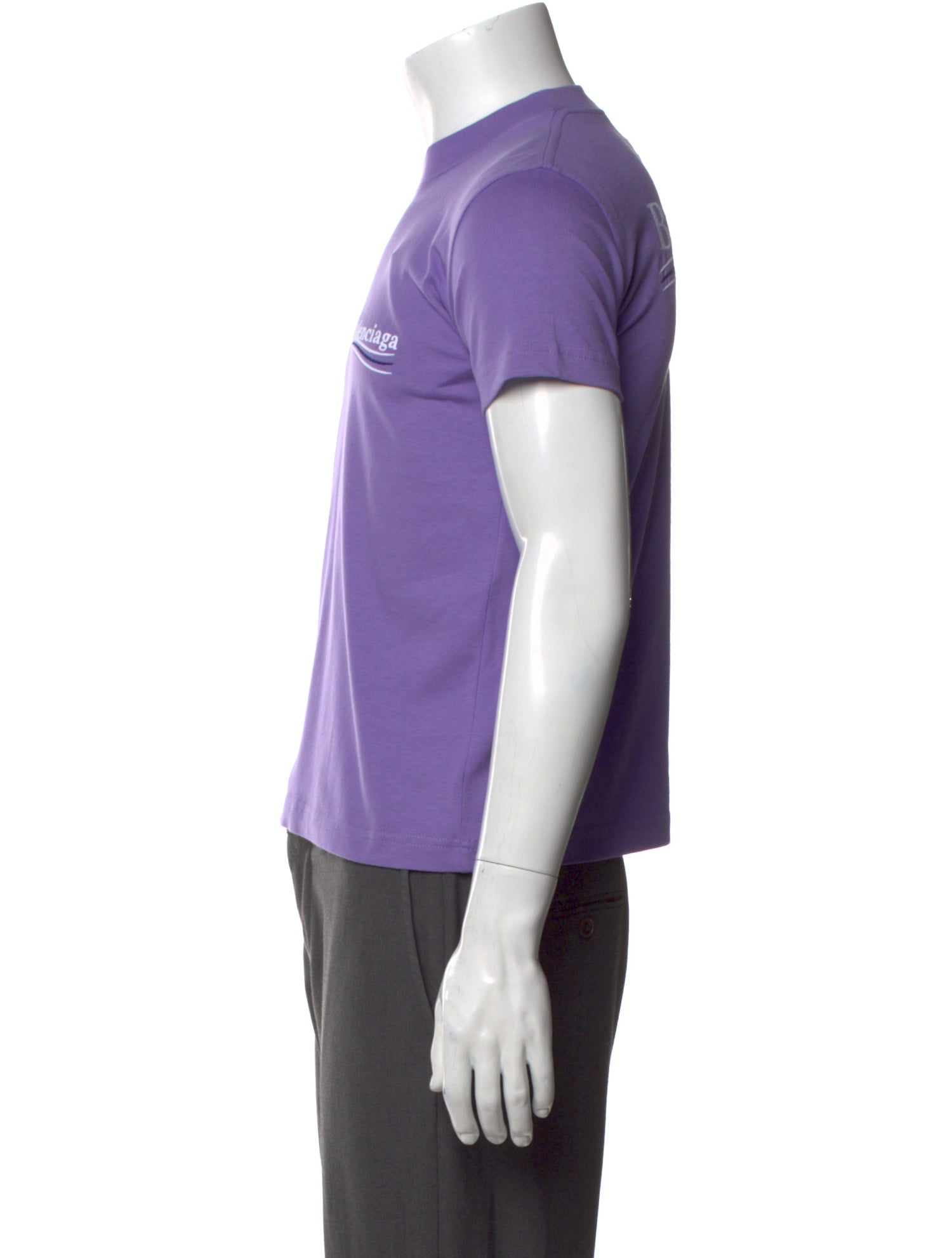 Balenciaga Graphic Print Crew Neck T-Shirt