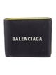 Balenciaga Logo Bi Fold Signature Logo Bifold Wallet
