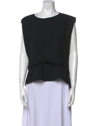 Balenciaga 2015 Bateau Neckline Top