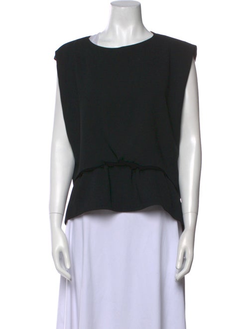 Balenciaga 2015 Bateau Neckline Top