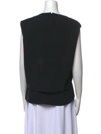 Balenciaga 2015 Bateau Neckline Top