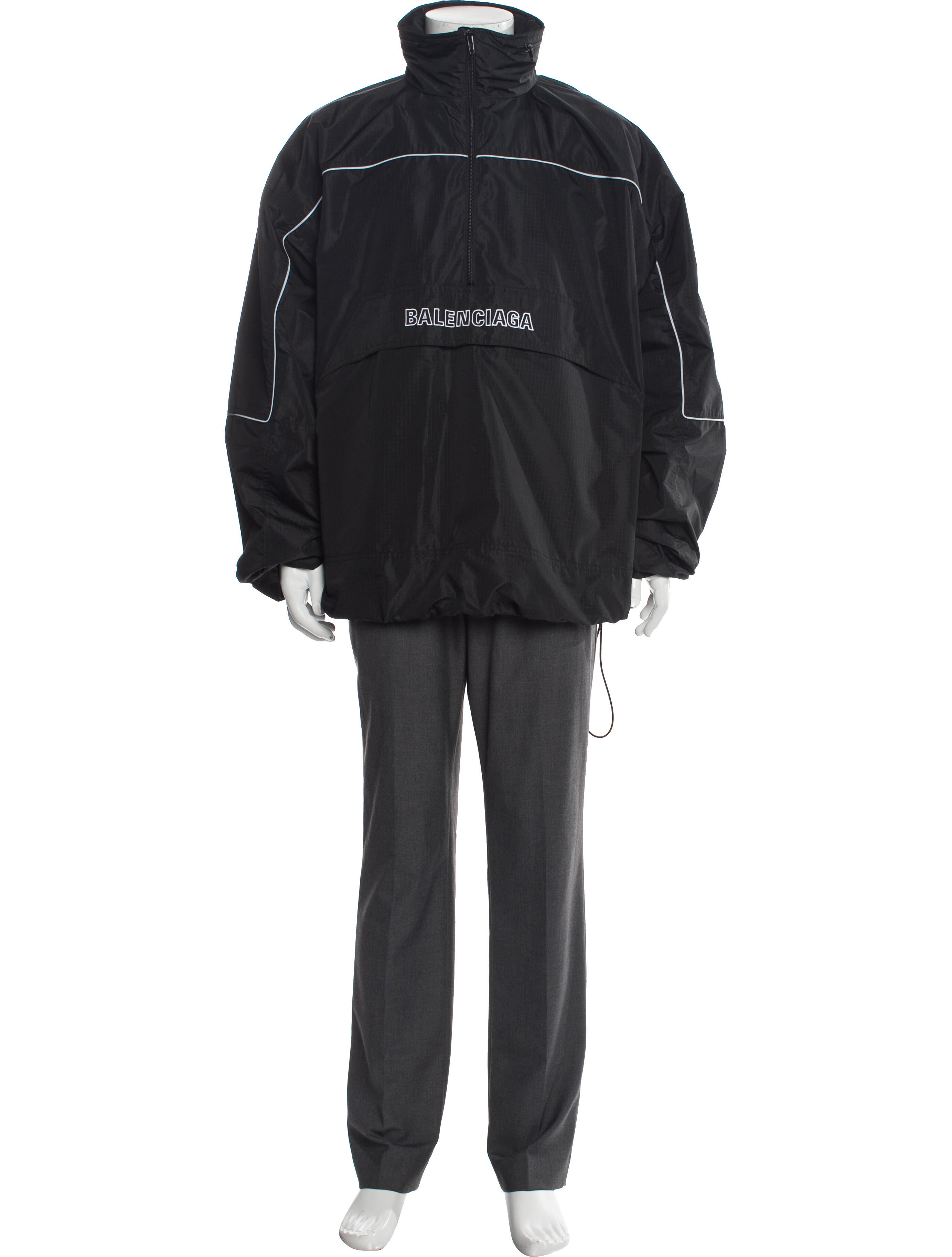 Balenciaga 2019 Oversized Track Windbreaker