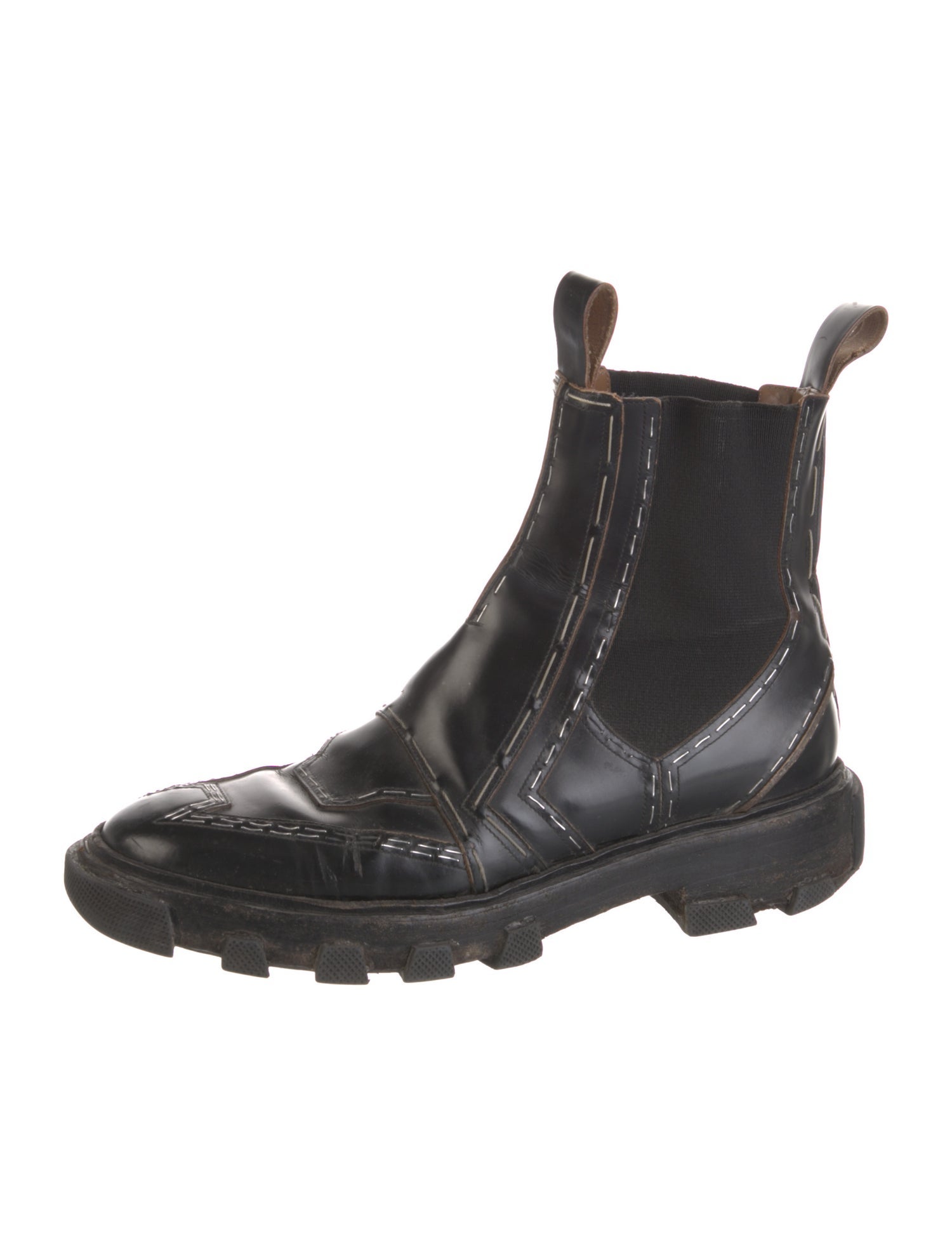 Balenciaga Leather Chelsea Boots