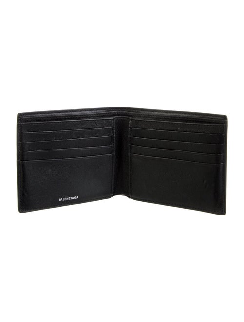 Balenciaga 2024 Signature Logo Bifold Wallet