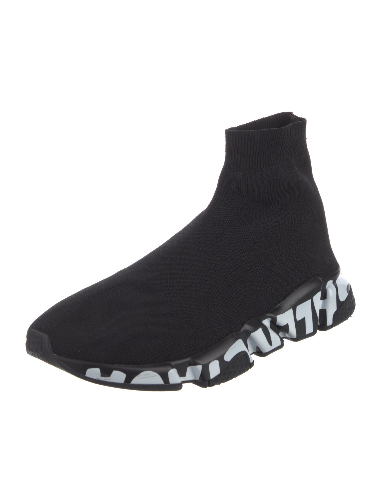 Balenciaga Speed Trainer 'Graffiti' Sock Sneakers