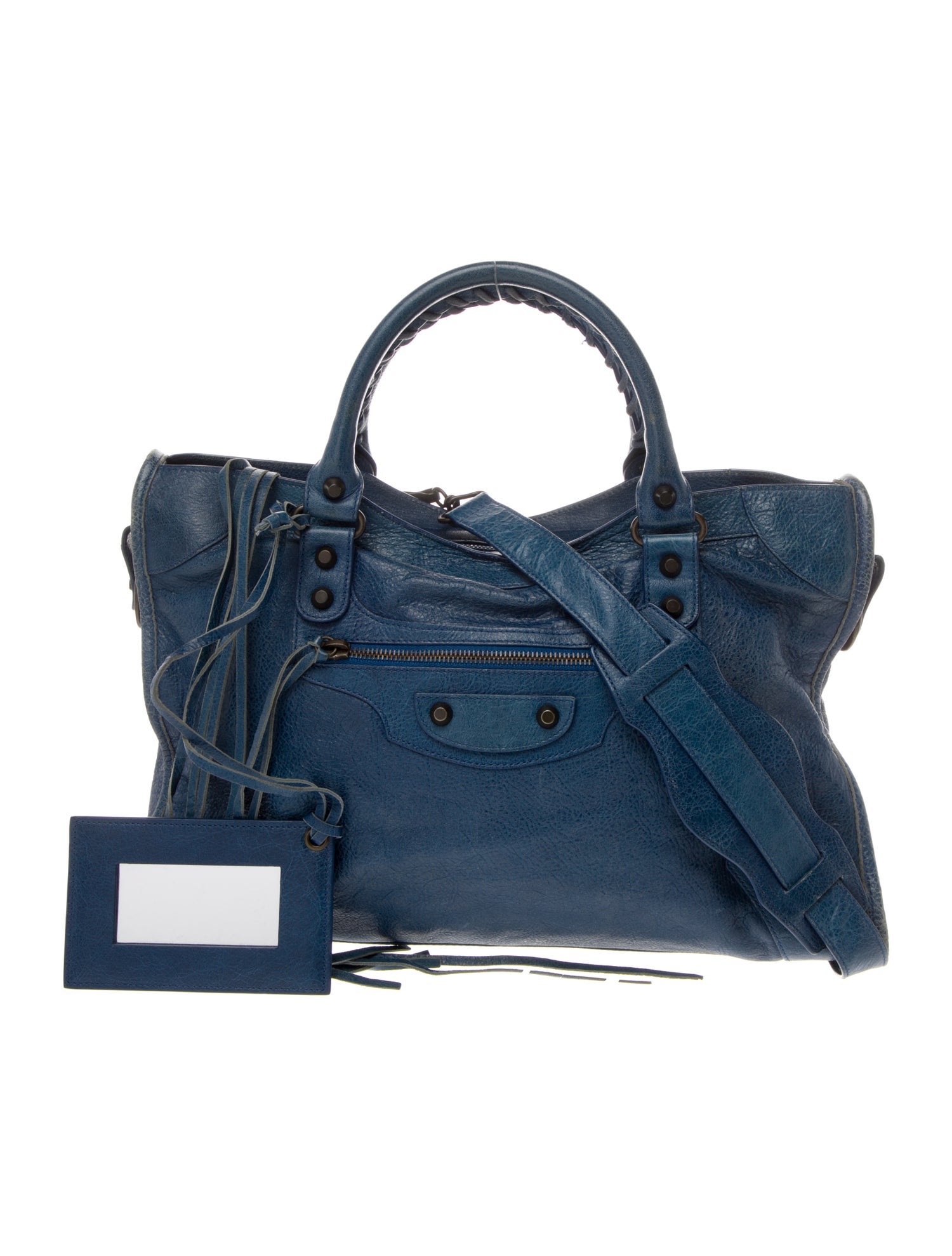 Balenciaga Leather Motocross Classic City