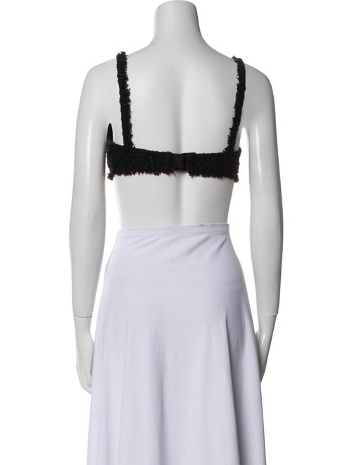 Balenciaga 2023 Tweed Crop Top