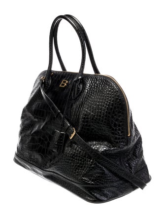 Balenciaga Embossed Leather Ville Large