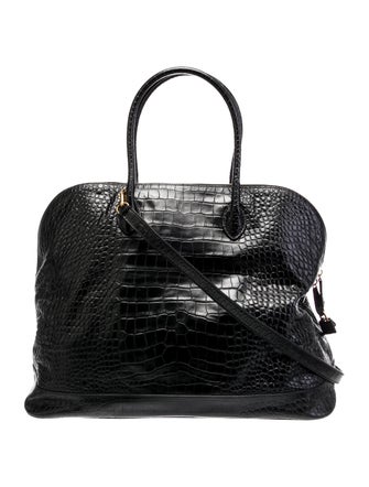 Balenciaga Embossed Leather Ville Large