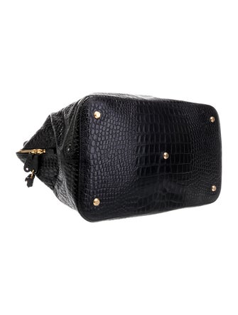 Balenciaga Embossed Leather Ville Large