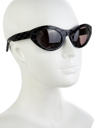 Balenciaga Cat-Eye Tinted Sunglasses