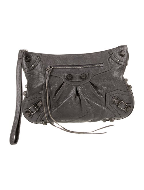 Balenciaga Leather Clutch 2022