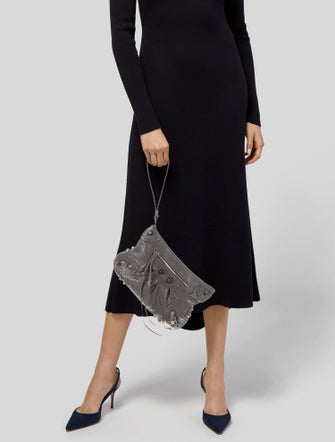 Balenciaga Leather Clutch 2022