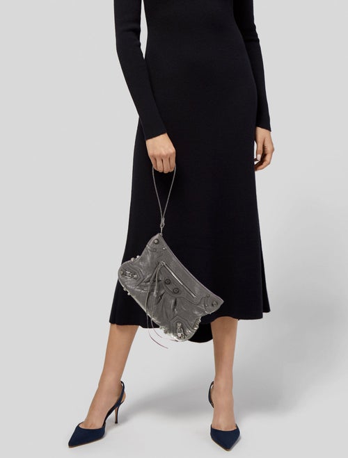 Balenciaga Leather Clutch 2022