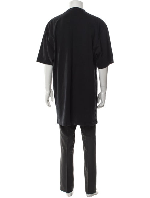 Balenciaga Graphic Print Crew Neck T-Shirt