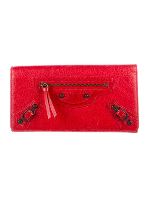Balenciaga Leather Continental Wallet