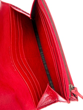 Balenciaga Leather Continental Wallet